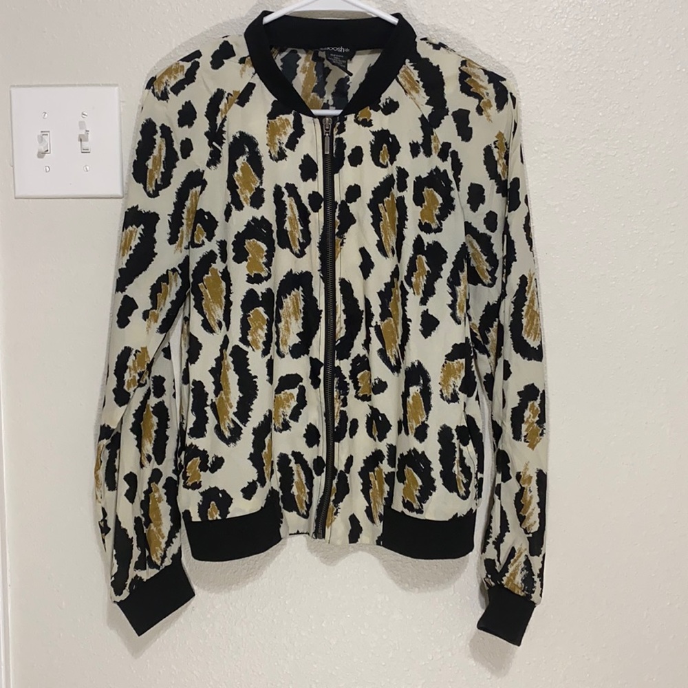 Leopard Bomber Jacket